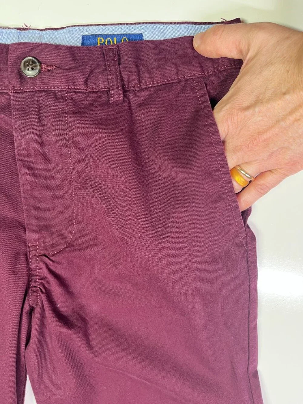 POLO Ralph Lauren Boy's Size 16 Maroon Chino Pants
